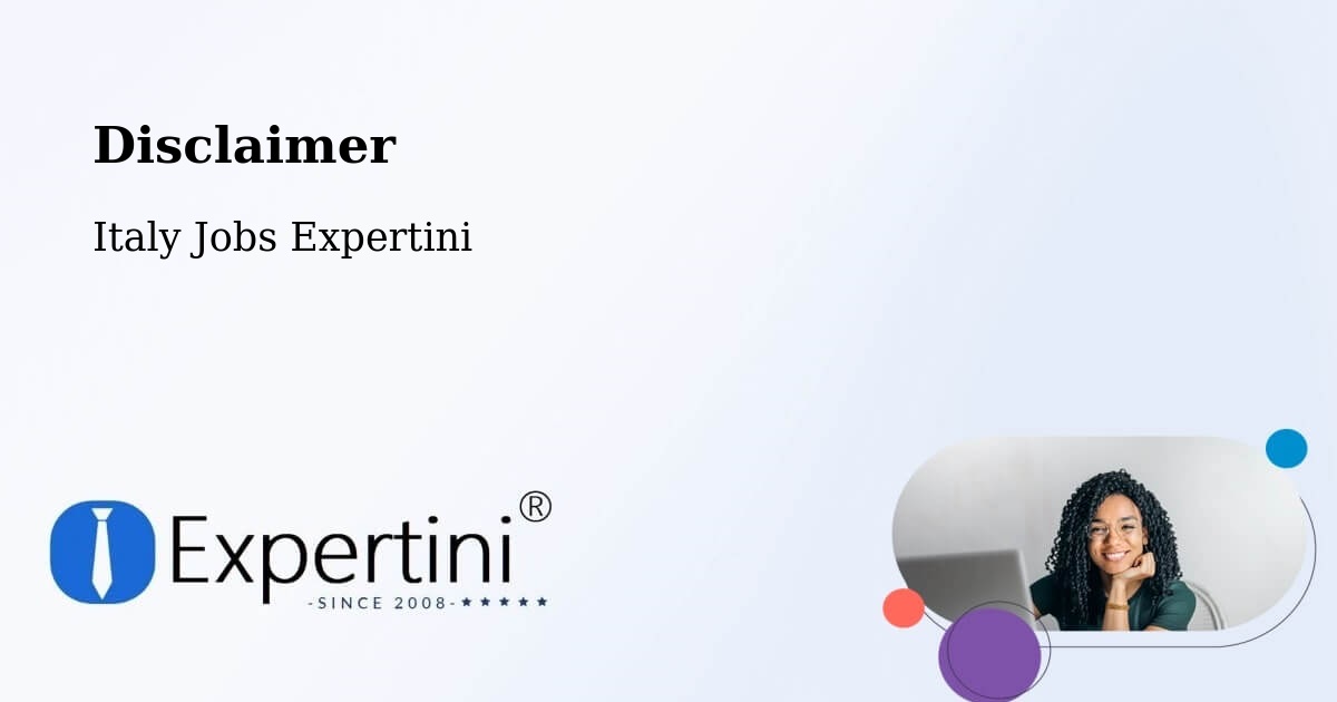 Disclaimer – Trivento - Italy Jobs Expertini