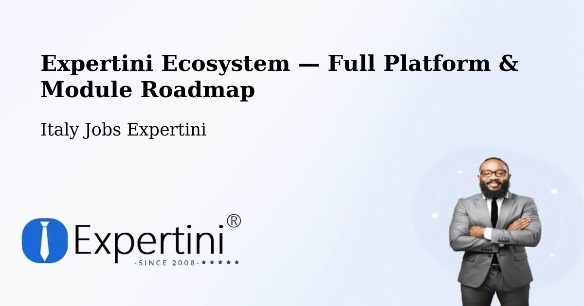 Expertini Ecosystem — Full Platform & Module Roadmap – Trivento
