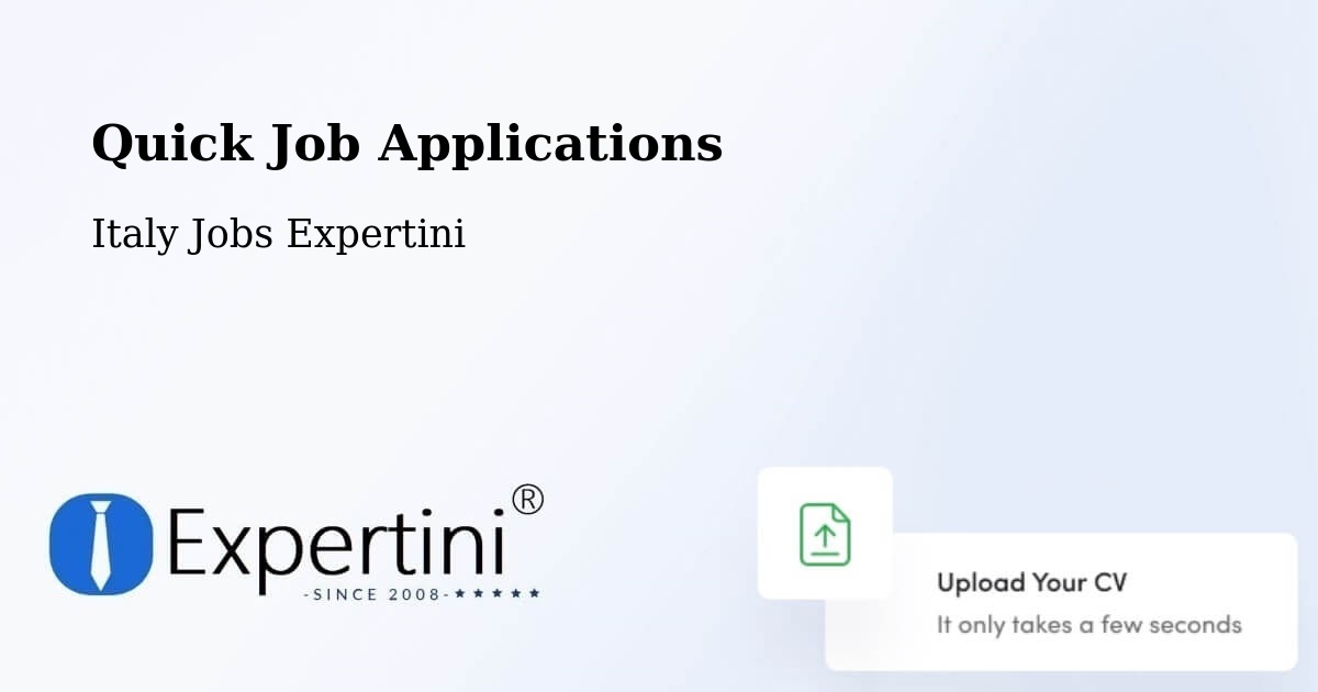 Quick Apply Feature – Trivento - Italy Jobs Expertini